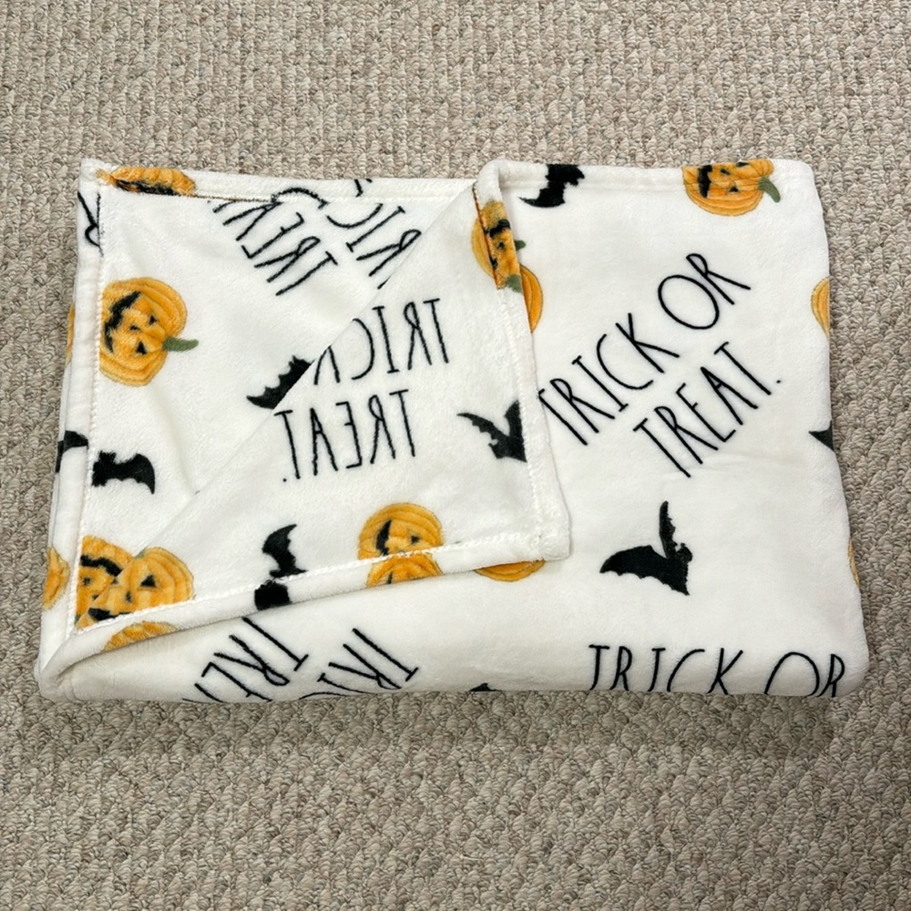 Rae Dunn Halloween Blanket